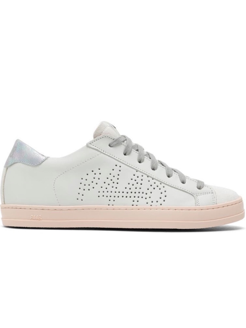 P448 Sneakers John Soft Genuine Leather Designer Made In Italy Eu 40 Us 9-10